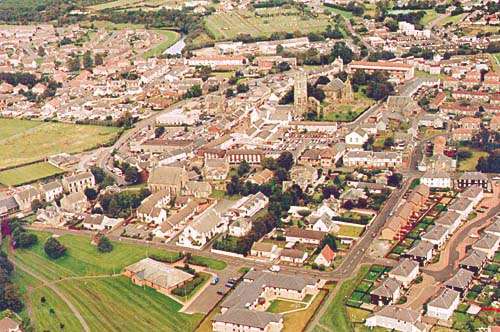 Aerial view of Kilwinning